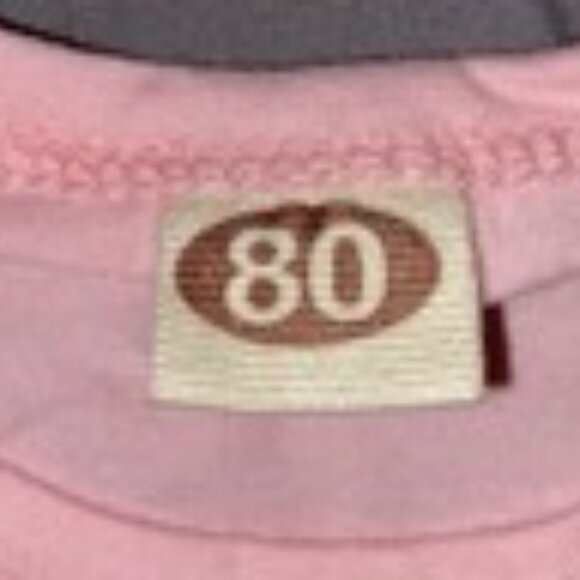 Baby Girls Cute "Grandma's Little Peanut" Elephant Graphic bodysuit Pink - Picture 4 of 5